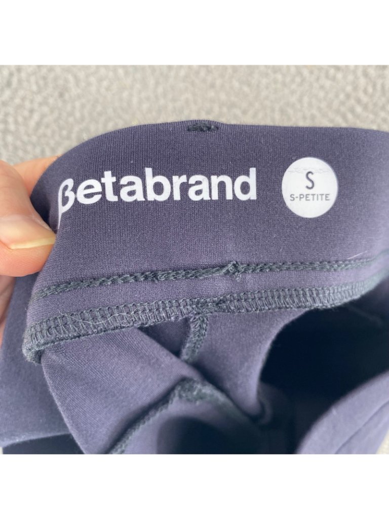 Betabrand Pants Womens Small Petite Indigo Bootcut Stretch Knit Trousers Pockets — image 5 of 8